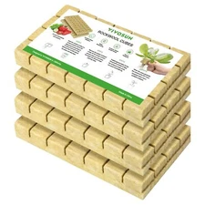 VIVOSUN 1.6" 112 Plugs Rockwool Cubes Hydroponics Grow Stonewool Starter Cubes