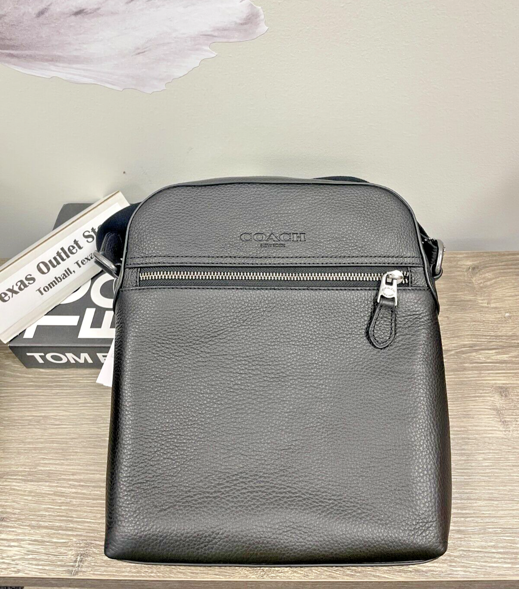 coach travel crossbody bag Kit with Speed Clip : Beauty & Personal Care Shiny refined calf leather Inside zip and multifunction pockets Snap closure recycled polyester lining Outside slip pocket Strap with 22 drop doubles up for three ways to wear COACH Jes Crossbody, Black: Handbags