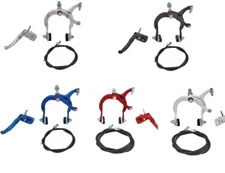 Alloy MX Old School BMX Brake Set Front or Rear Caliper Lever Cable Bikes 