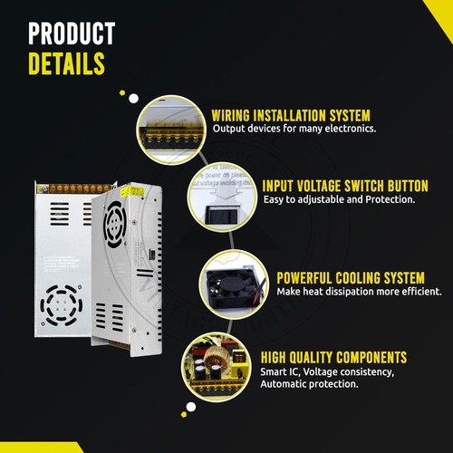 DC 5V LED Transformer 240V 28W - 300W LED Power Supply IP20 LED Driver PSU - Picture 14 of 24