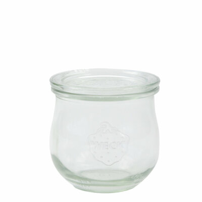 6 Stück Weckglas Tulpe WECK® 370 ml Einkochglas RR80 Rundrandglas 746 9505746917