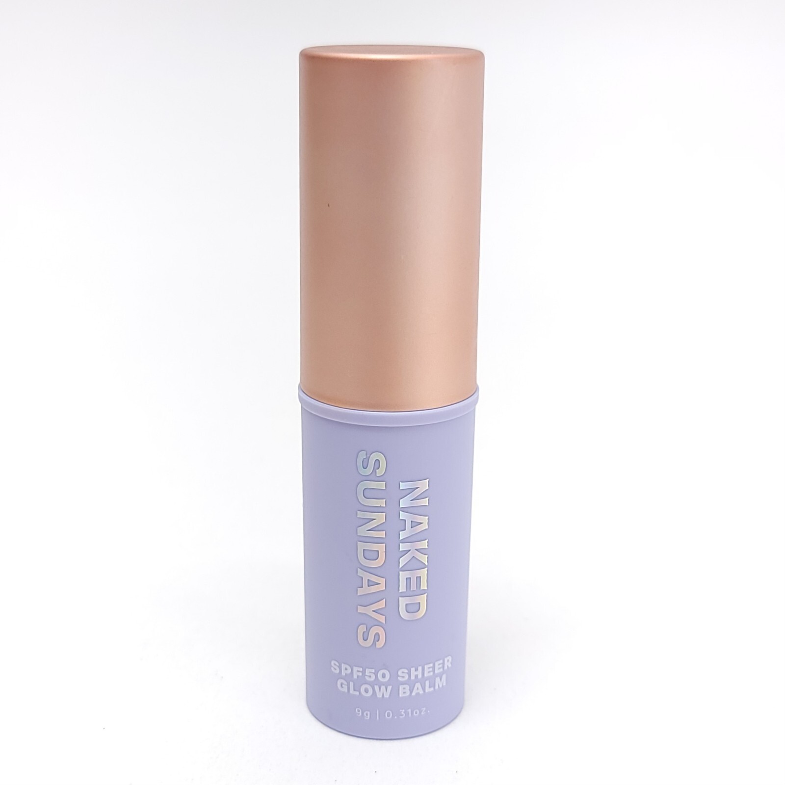 NAKED SUNDAYS Glow SPF 50 Sheer Balm Stick with Zinc Oxide Sunscreen 0.31 oz NWOB