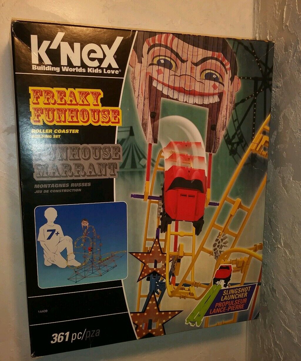 (NEW SEALED) K'NEX FREAKY FUN HOUSE ROLLER COASTER BUILDING SET KIDS TOY, RARE (NEW SEALED) K'NEX FREAKY FUN HOUSE ROLLER COASTER BUILDING SET KIDS TOY, RARE