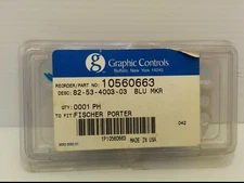 GRAPHIC CONTROLS 10560663 BLUE MARKERS, 82-53-4003-03, 3 PER BOX, NIB