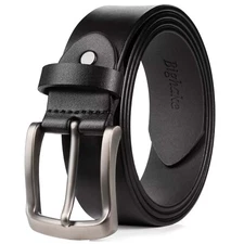 Mens Belt-Genuine Leather Work Belt for men, Heavy Duty Belt for Dress Casual