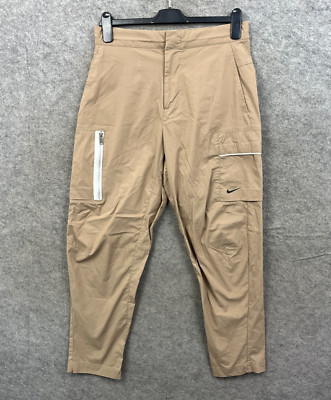 Nike Hose Herren 30 Medium Beige Cargo Woven Essentials Tapered Utility Active