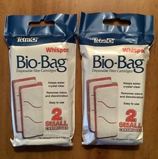 Tetra Whisper 3i Bio-Bag Filter Cartridges Small 2 Pack 4 Cartridges New