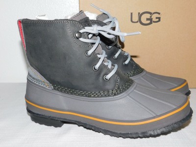 metallic sherpa duck boots