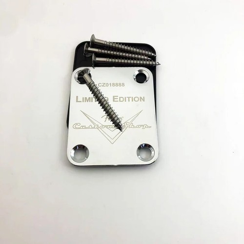 NewCustom Shop Neck Plate EDIZIONE LIMITATA per chitarra elettrica Strato/tele - Foto 26 di 30