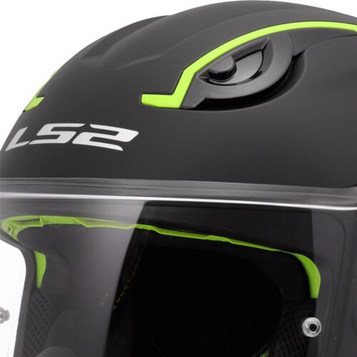 Casco De Moto Para Niños - LS2 FF812 Kid Solid - Casco Integral Para Niños Negro - Imagen 2 de 3