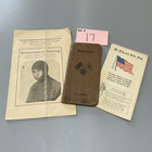 lot of wwi period ephemera including song book bk-p17