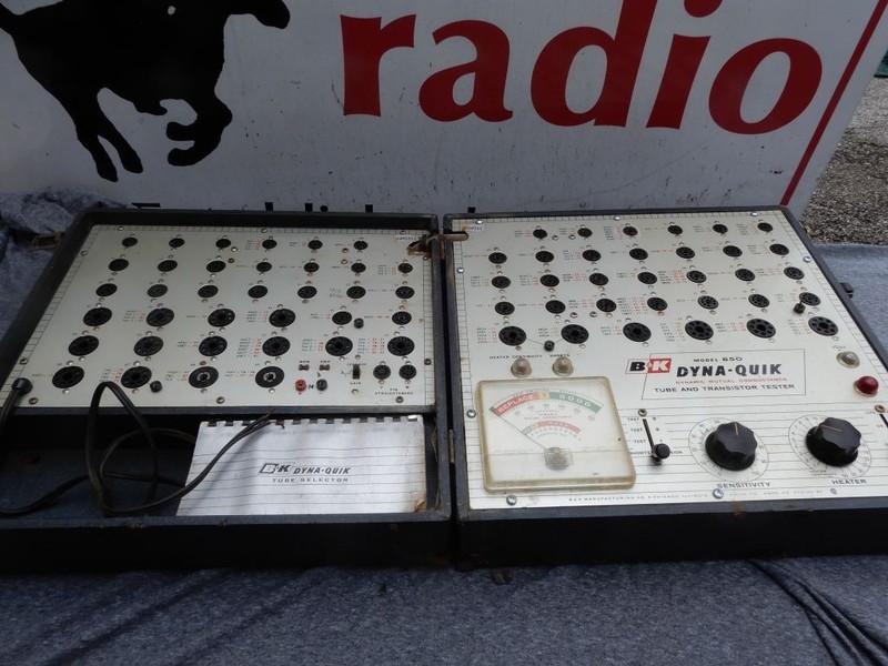 B&K model 650 dynamic mutual conductance tube tester