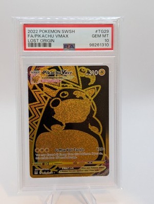 2022 Pokemon SWSH Pikachu VMAX #TG29 PSA 10 | eBay