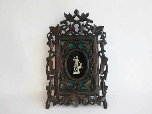 Antique Neo Renaissance Style Ornate Wooden Cabinet French Carved Apothecary - Picture 3 of 10
