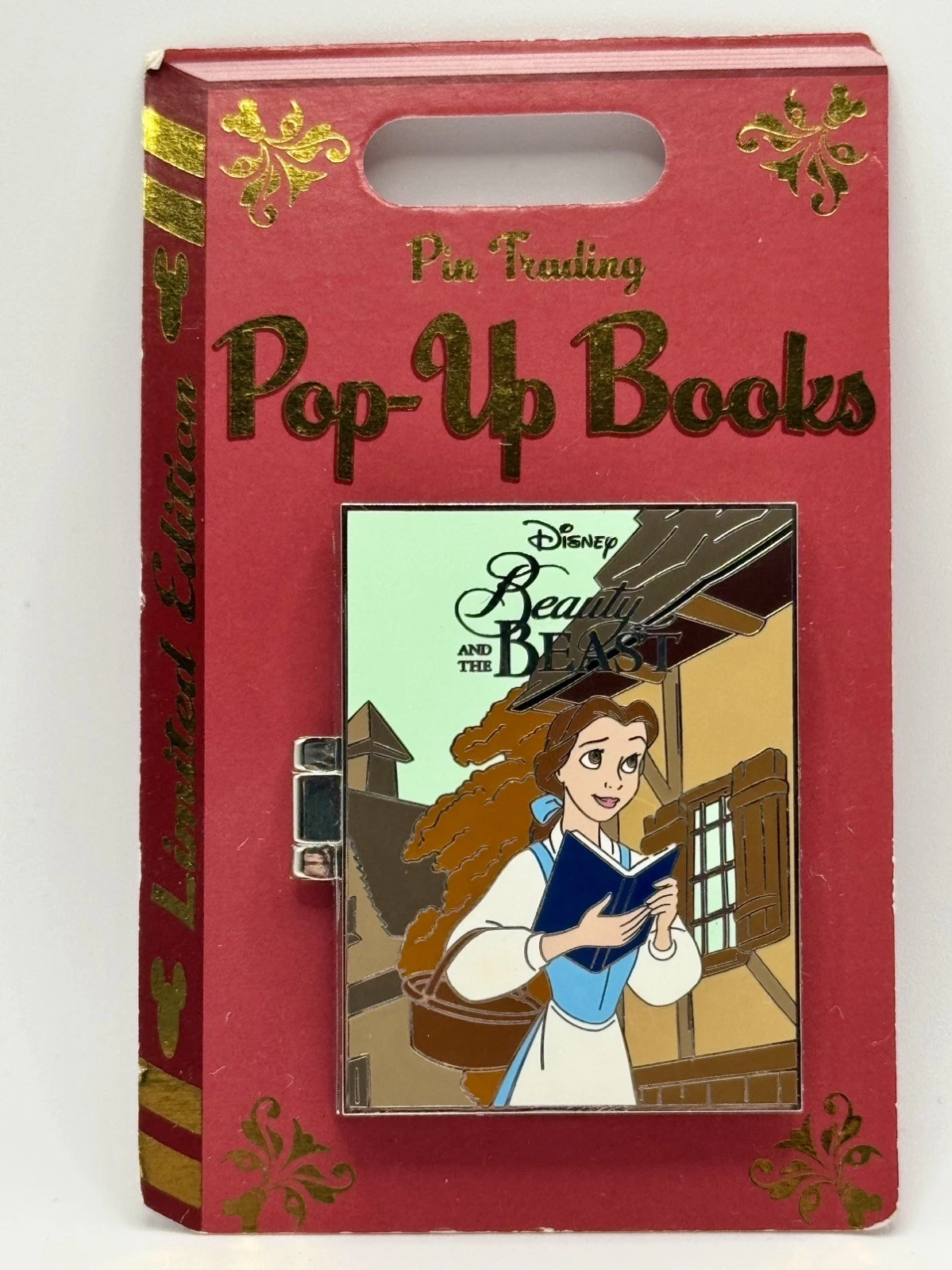2019 Disney Pin Beauty and the Beast Belle Pop-Up Book Pin Series LE 4000