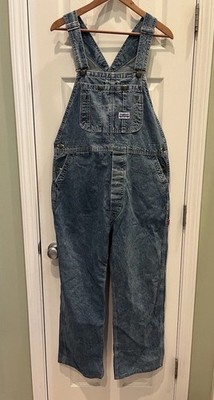 Vintage Big Smith Denim Overalls Classic Rockabilly Size Large USA Made Workwear