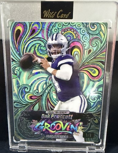 Wild Card 2026 Alumination Groovin\' Dak Prescott Cowboys #JGRCY1-DP 1/1