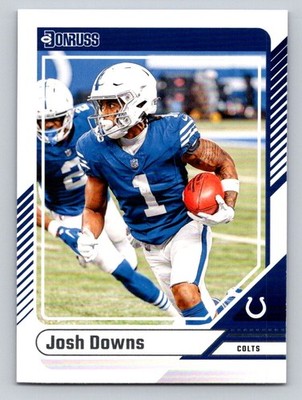 2024 Donruss #274 Josh Downs Press Proof Yellow