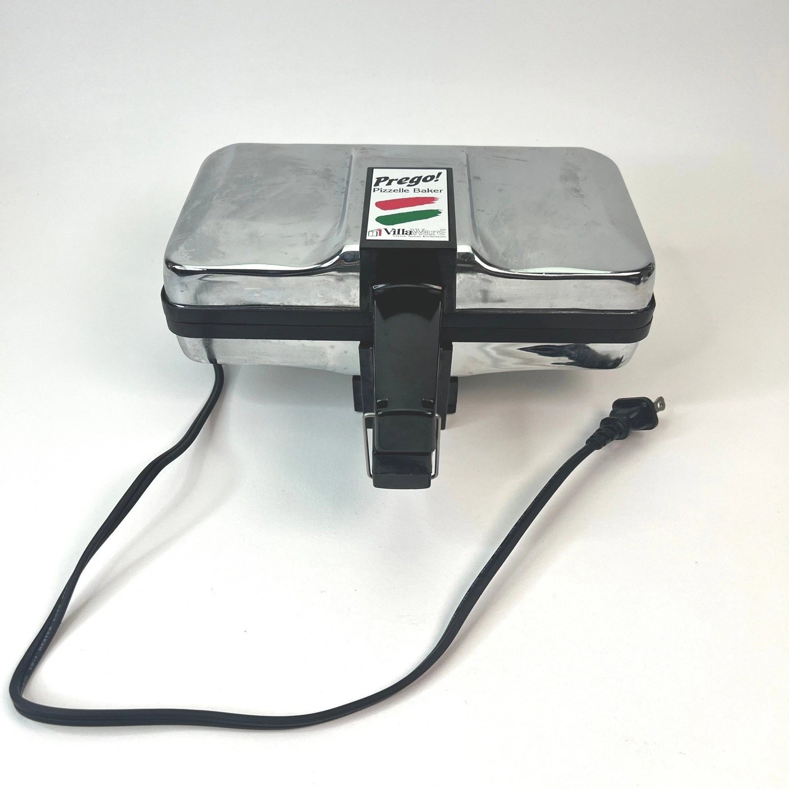 VillaWare Prego Pizzelle Baker Nonstick Waffle Plates Corded Electric