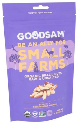 Goodsam, Organic Brazil Nuts Raw & Unsalted, 8 oz