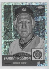 2022 Topps Chrome Platinum Anniversary Sparky Anderson #487 HOF e9p