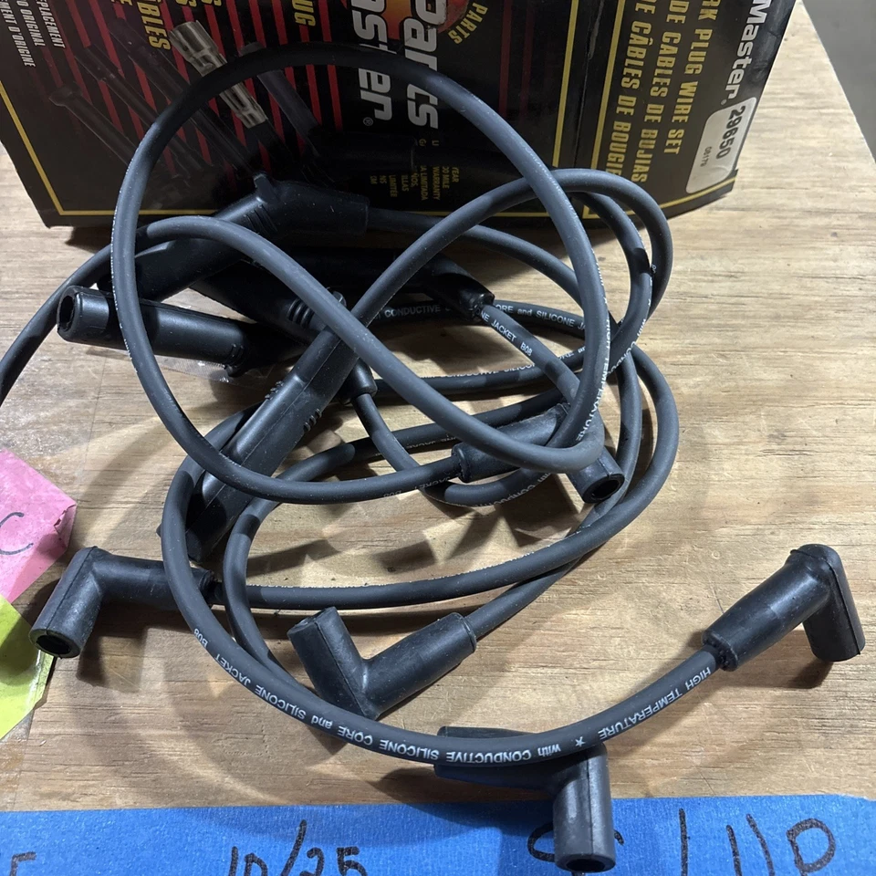 Juego de cables de bujía Parts Master 29650 aptos para camioneta Ford F-150 F-250 Bronco Foto 2 de 4