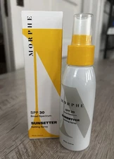 MORPHE SPF 30 Broad Spectrum Sunsetter Setting Spray ~ 3.4 fl oz ~ BRAND NEW