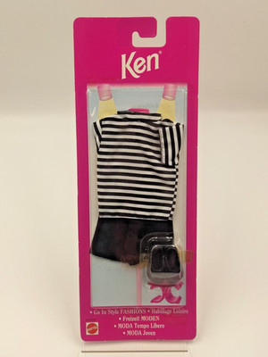Barbie Go In Style Fashions Ken Freizeit Moden Kleidung Schuhe Shirt kurze Hose