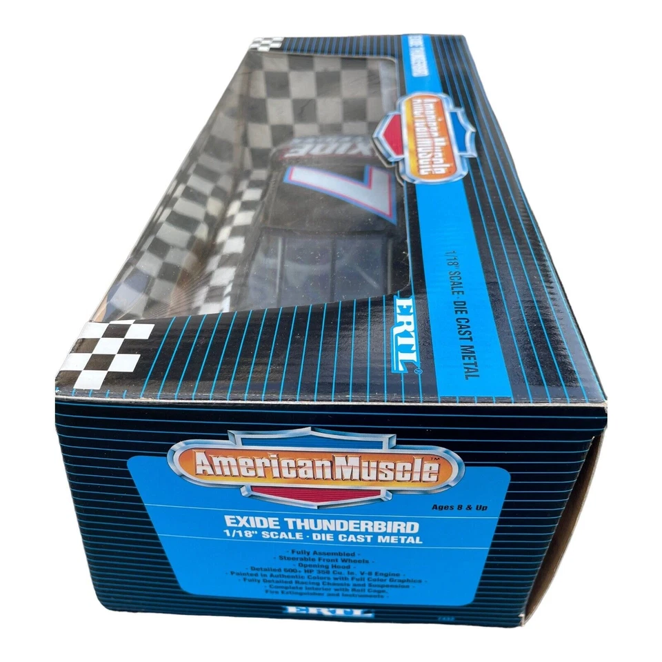 Baterías Geoff Bodine Exide Ertl American Muscle Ford Thunderbird 1/18 Foto 2 de 4