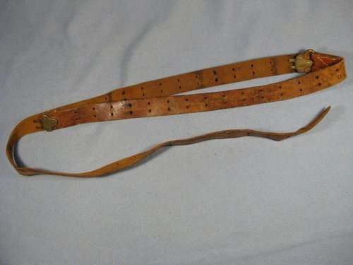 WW1 WWI OR WW2 WWII US Military Army M1907 M1 Garand Leather Sling Brass Hooks