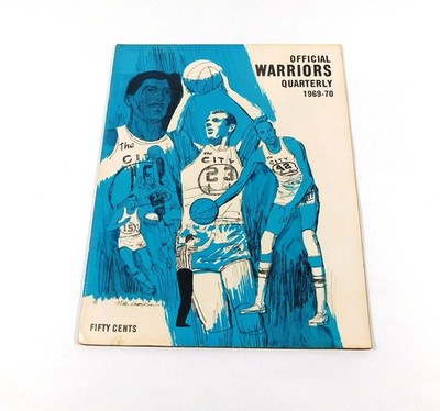 1969-70 Phoenix Suns vs Golden State Warriors NBA Basketball Program