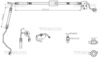Triscan Hydraulikschlauch Lenkung 8516 43008 FüR Hyundai Getz Tb