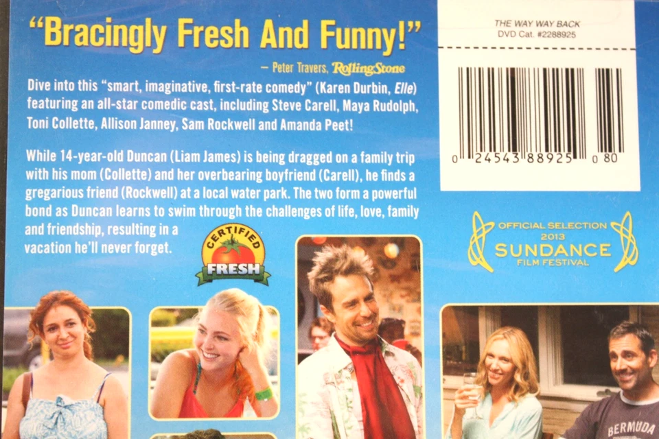 THE WAY WAY BACK (DVD Widescreen 2013) Comedy BRAND NEW/Sealed & Ships Free Foto 2 de 4