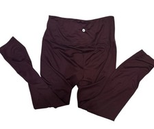 Velocity Womens Leggings Pants Burgundy Full ...