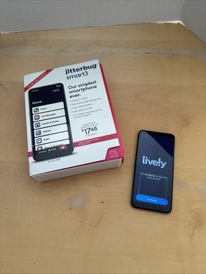 Lively Jitterbug Smart3 Smartphone Cell Phone for Seniors  OPEN BOX