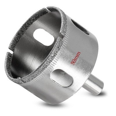 Luomorgo 50mm/2 inch Diamond Hole Saw, 1.1 1Pcs, 50mm / 2 inch, Silver 