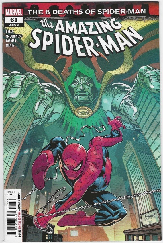 AMAZING SPIDERMAN 61 1st PRINT NM vol 6 DOCTOR DOOM NEW SUIT 2024