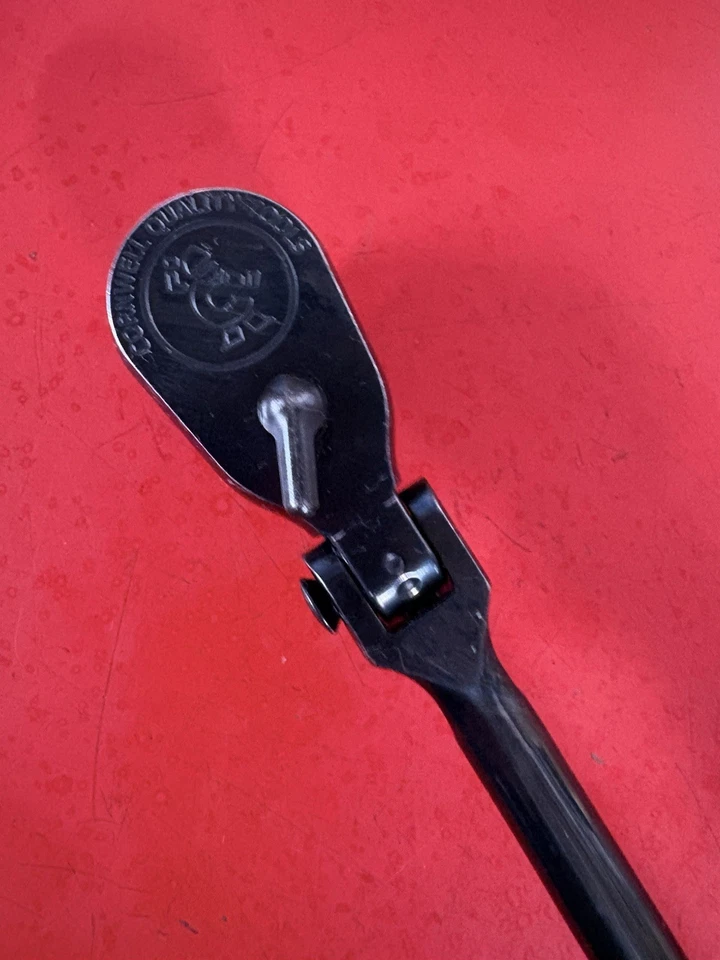 Cornwell USA JRZFB12XLY 3/8” Dr HI-VIZ 120 Tooth Extra Long Flex Head Ratchet - Image 2 of 4