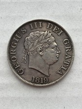 1819 George III Silver Half Crown