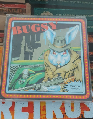Bugsy (Prism Leisure 1988) Commodore 64 (Disk, Manual, Box) works 8-bit
