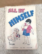 All By Himself - Vintage Cloth Book Plakie Product by Kay Clark - 1950