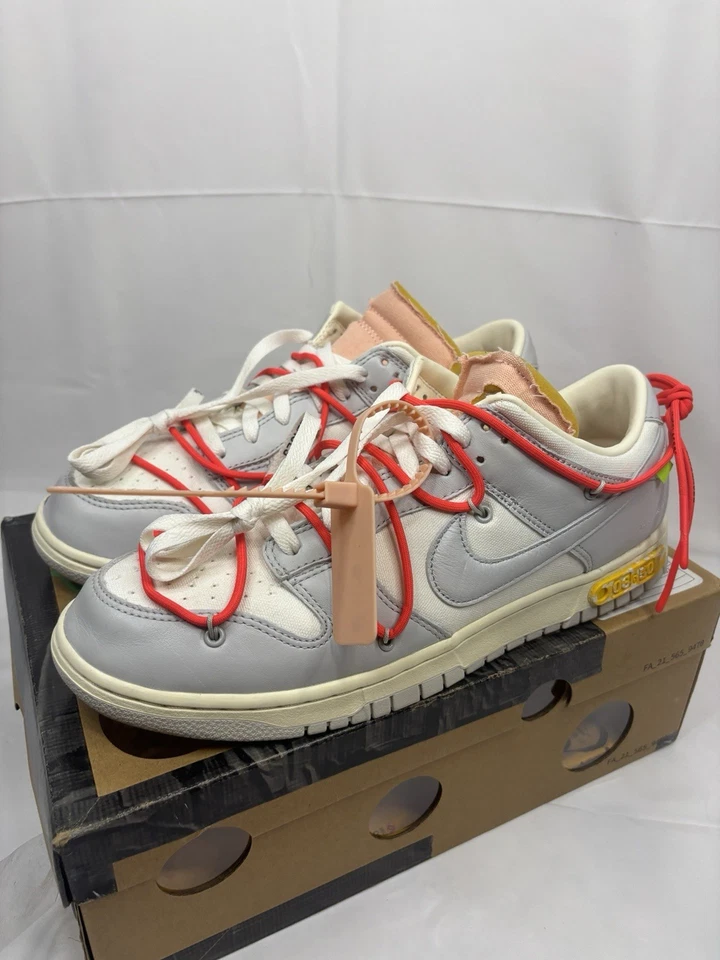 Size 12 - Nike Off-White x Dunk Low Lot 06 of 50 - WORN ONCE - OG ALL - CLEAN 🧼 - Image 3 of 4