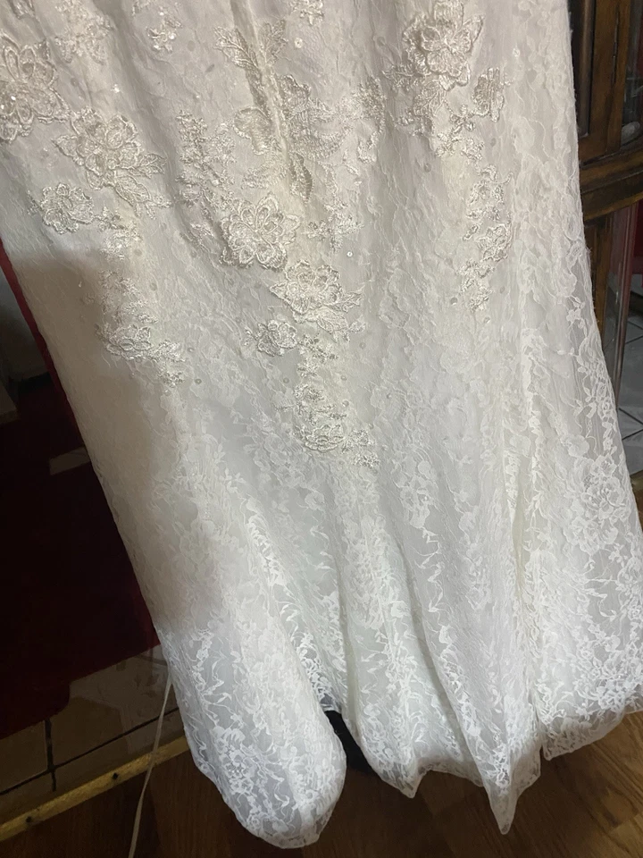 Vestido de novia blanco talla 12/14 Foto 4 de 4