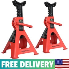 Steel Jack Auto Stands 3 Ton Capacity Easy To Use Adjustable Height 6000