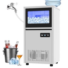 Commercial Built-in Ice Maker,36 lbs Capacity,Dual Water Inlet,ETL Certified NEW