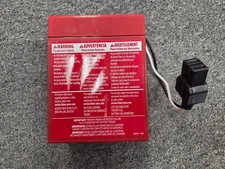Power Wheels 6 Volt Red Battery (6V)  Geunine OEM 00801-0712  FRESH STOCK