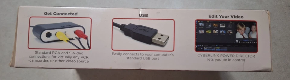 ION VIDEO 2 PC USB Video Conversion System VHS / VCR / CAMCORCDER Transfer NIB - Image 2 of 4