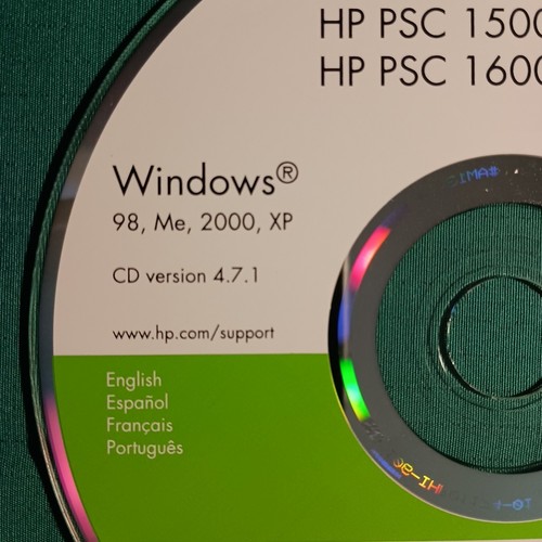 HP PSC 1400, 1500,1600 Series All In One Printer Driver Disc Windows 98-XP - Picture 2 of 5
