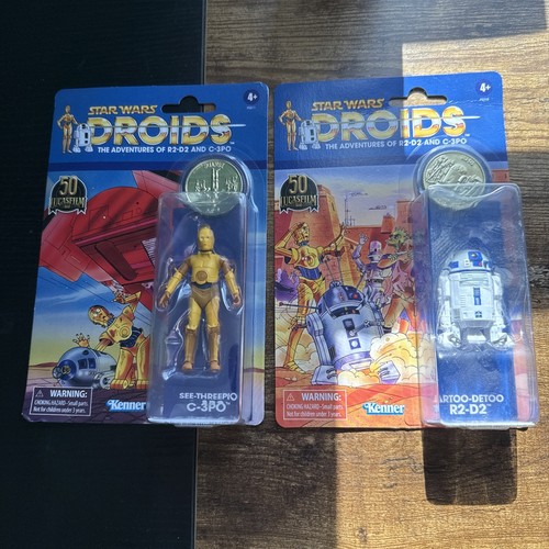 Droids R2-D2 + C-3PO SIGILLATO custodia nuova action figure 2021 TVC Star Wars - Foto 1 di 7