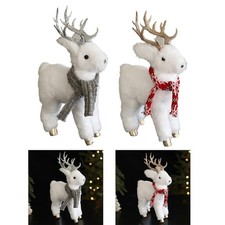 Stuffed Reindeer Stuffed Animal Decoration Lovely Nordic Plush Toy Xmas Ornament